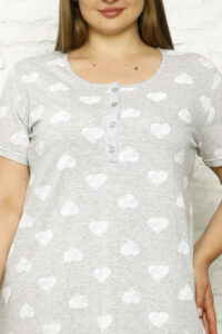 CHR 6279 tanie koszule nocne duże rozmiary hurtownia bielizny wólka producent koszul nocnych koszule nocne plus size hurt
