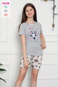 CHR 12265 szara piżama chłopieca piżama hurt wólka hurtownia piżam dla dzieci producent piżam