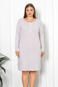 CHR 4024 bez tanie koszule nocne duże rozmiary hurtownia bielizny wólka producent koszul nocnych koszule nocne plus size hurt